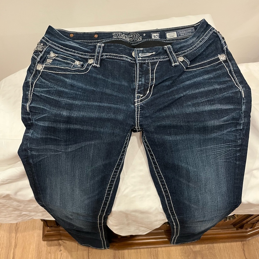 Miss Me Women's Deep Blue jeans - Picture 9 of 9